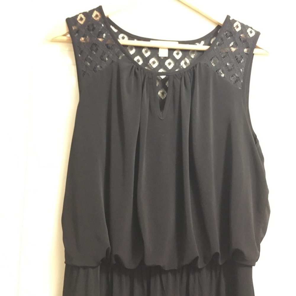 Long black dress